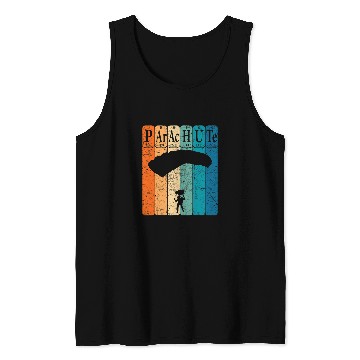 Discover Skydiving Gift Skydiver Periodic Table Elements Skydiving Parachute 1 Tank Tops