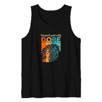 Discover Unapologetically Dope Afro African American Christmas Funny Tank Tops