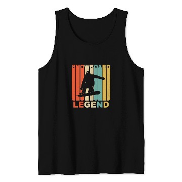 Discover Skiing Ski vintages 1970s Style Snowboard Legend Snowboarding Tank Tops