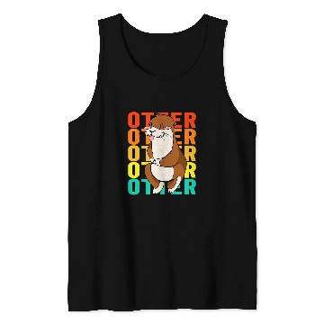 Discover Otters vintages Otter Tank Tops