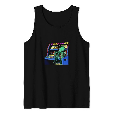 Discover Octopuss Lover sitting on video game Vending Machine gatcha arcade Tank Tops