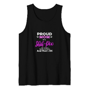 Discover ShihPoo Mom Dog Love Poodle Shih Tzu Tank Tops