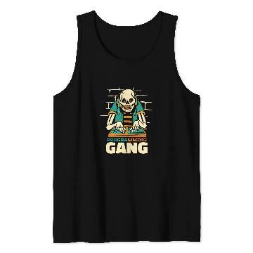 Discover Programmer Skeletons Coder Developer Programming Coding Tank Tops