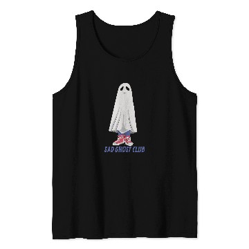 Discover Sad ghosts Club Halloween Costume 339 Tank Tops