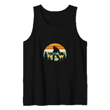 Discover Skiing Ski vintages Sasquatch Snowboarder Retro Snowboard Snowboarding Tank Tops