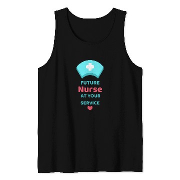 Discover Future nurses At Your Service Nursing Student Design Tank Tops
