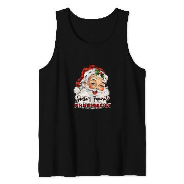 Discover santas claus favorite pharmacist flannel christmas Tank Tops