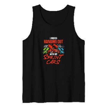 Discover Racing Racer Sprint Car Racing Hanging Out Race Track Racer print237 Race Speed Tank Tops