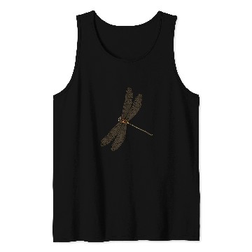 Discover Cute dragonfly wings antique dragonfly illustration 2 Tank Tops