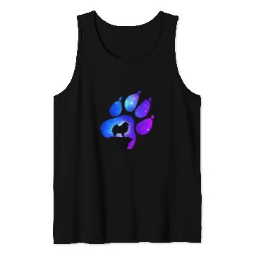 Discover Pomchi Paw Dog Lover Mom Dad Tank Tops