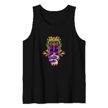 Discover Colourful ghosts Maya Gods Fantasy Creature Tank Tops