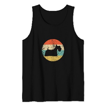 Discover Dog Scottish Terrier vintages Retro Scottie Dog Tank Tops