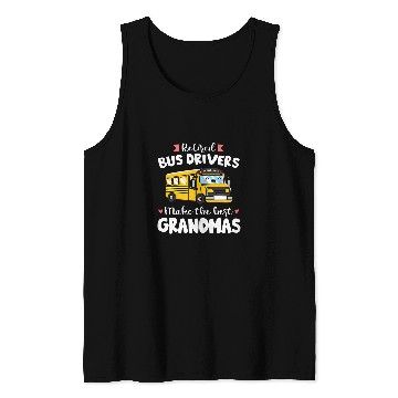 Discover Funny Student Delivery School Bus Driver Tank Tops