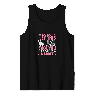 Discover Rabbits Halloween Human Costume Im really Rabbit Funny Tank Tops