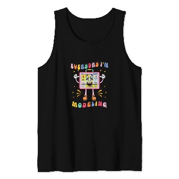 Discover AAC SLP Speech Language Pathologist Everyday Im Modeling Tank Tops