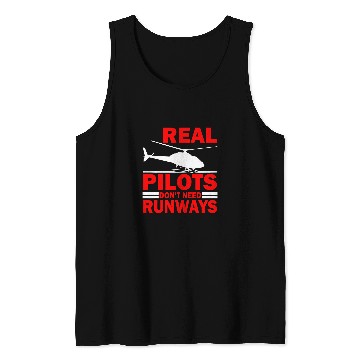 Discover Helicopter Avitation Pilot Military Heli Aviator 1 Tank Tops