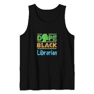 Discover Reading Book Dope Black Librarian Library Reading Books Afrocentric Reader Tank Tops