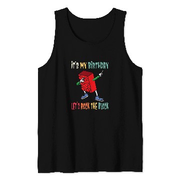 Discover Cool Master Builder Blocks Brick Builder Kids 16 Tank Tops