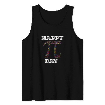 Discover Happy Pi Day mathematics teacher student Tank Tops