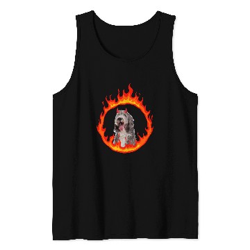 Discover Devil Dog Bearded Collie 2 Tank Tops