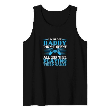 Discover Video Game Player Gaming Joystick Controller Gamer Tank Tops