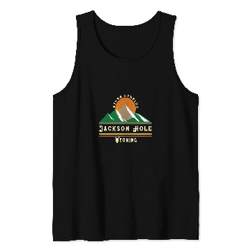 Discover Surf Life Jackson Hole Wyoming vintages Retro Mountain River Surfing Tank Tops