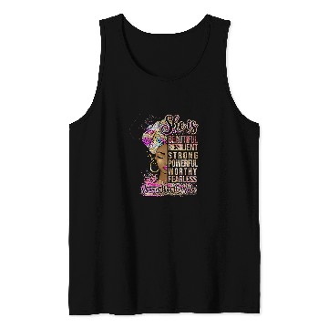 Discover She Is Beautiful Resilient Stronger Than The Storm Tank Tops