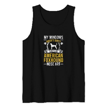 Discover Thats My American Foxhound Nose Art Dog Lover Tank Tops
