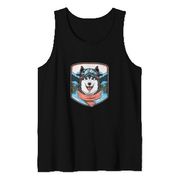 Discover Siberian Husky Dog Tank Tops