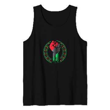 Discover Black History Month Apparel BLM Pro Black Power Fist Tank Tops