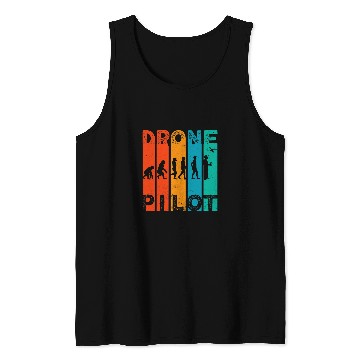 Discover Drone pilot evolution Funny Drone pilot Drone Evolution Tank Tops