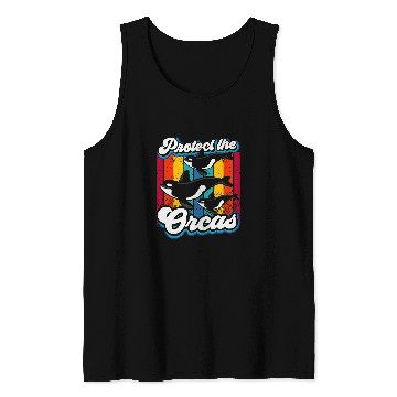 Discover Whales Protect The Orcas Orca Whale Sea Tank Tops