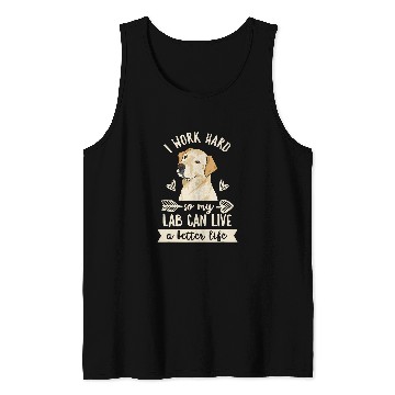 Discover Labrador Lab Dog Design for a Yellow Lab Owner Tank Tops