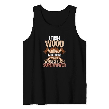 Discover Woodworking Handyman Funny Carpenter Tank Tops