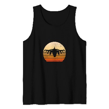 Discover Retro vintages Pilot Fighter Jet 1 Tank Tops