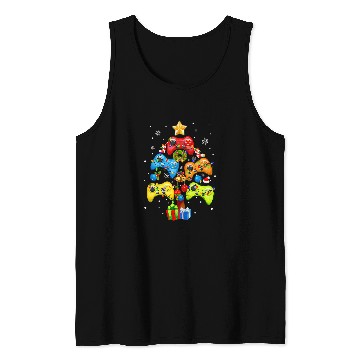 Discover Video Game Controller Christmas Ornament Tree Game Lover PJs169 Tank Tops