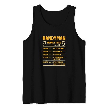 Discover Woodworking Handyman Hourly Rate Handyman Worker Carpenter Price Chart 2 Carpenter Tank Tops