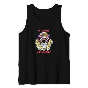 Discover LGBT Pride Rainbow Im Gaythic Gay Gothic635 Gay LGBTQ Tank Tops