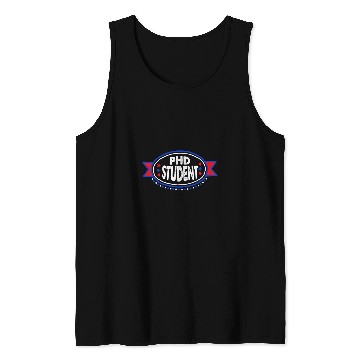 Discover PhD Student Dissertation School Doctorate Graduation Tank Tops