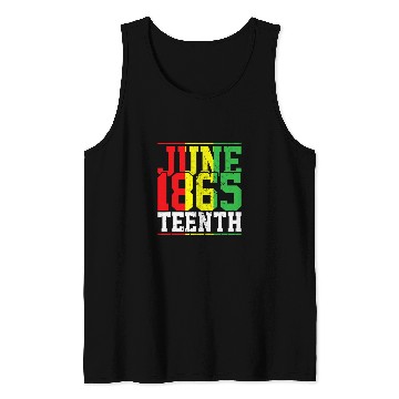Discover Black History Juneteenth 1865 African American 1 Tank Tops