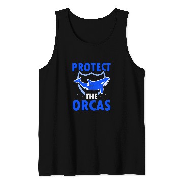 Discover Whales Protect The Orcas Sea Orca Whale Tank Tops