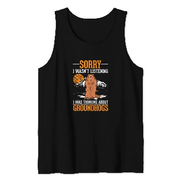 Discover Marmot Woodchuck Groundhog Tank Tops