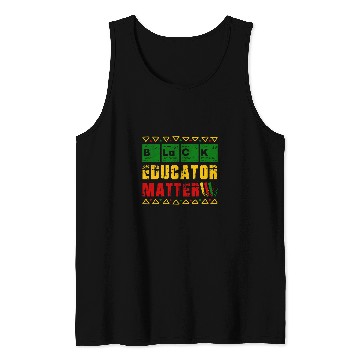 Discover Black Educators Matter Black History Month African Teacher Tank Tops