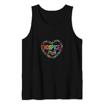 Discover HOSPICE Staff nurses Week Palliative Care Hospice Aide Squad Tank Tops