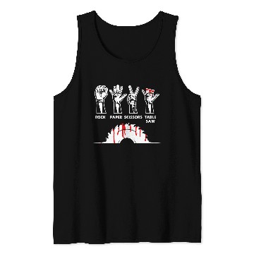 Discover Woodworking Rock Paper Scissors Table Saw Carpenter Craftsman Carpenter Tank Tops