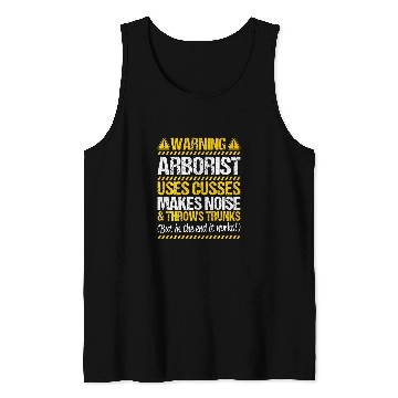 Discover Arboriculturist Tree Surgeon Forest Throws Trunks Arborist Tank Tops