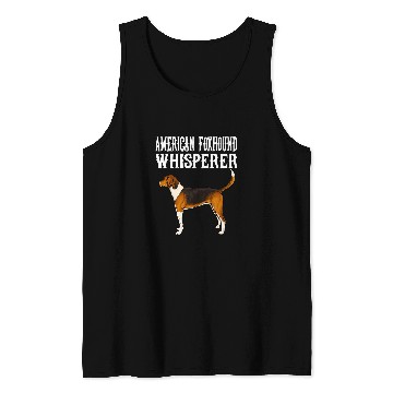 Discover Funny American Foxhound Whisperer Dog Lover Tank Tops