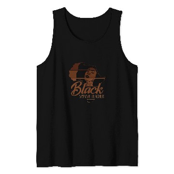 Discover Black History African Spanish Teacher Teaching Africa Tank Tops