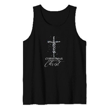 Discover Christian Jesus Womens Christmas begins with Christ Jesus Faithful Christian Light VNeck 110 Christ Tank Tops