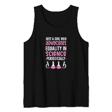 Discover Equality In Science Female Technology Student STEMinist Tank Tops